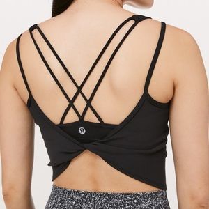 Lululemon Black Daily Line Up Tank